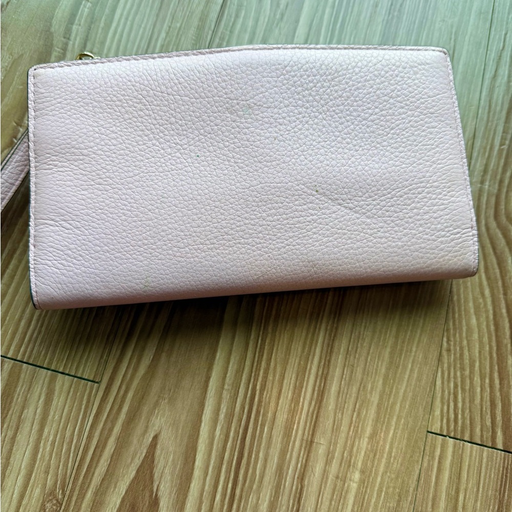Kate Spade Blush Pink Leather Wristlet - Picture 5 of 9
